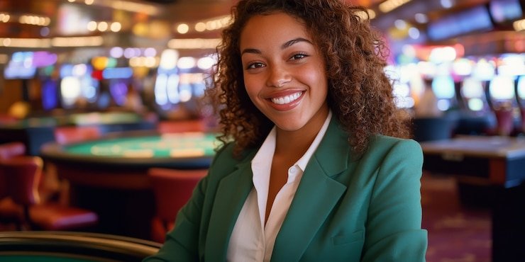 Ilustrasi keamanan dan privasi dalam permainan live casino di platform digital